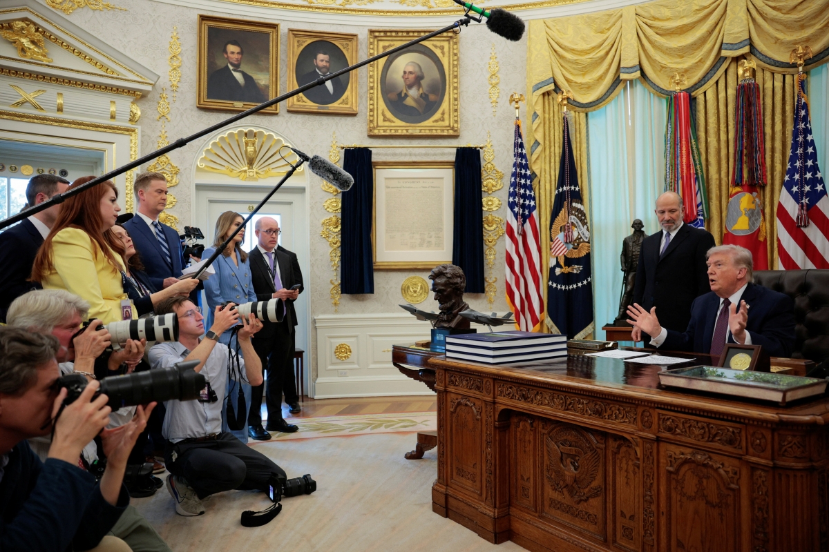 Tổng thống Mỹ Donald Trump. Ảnh: Reuters