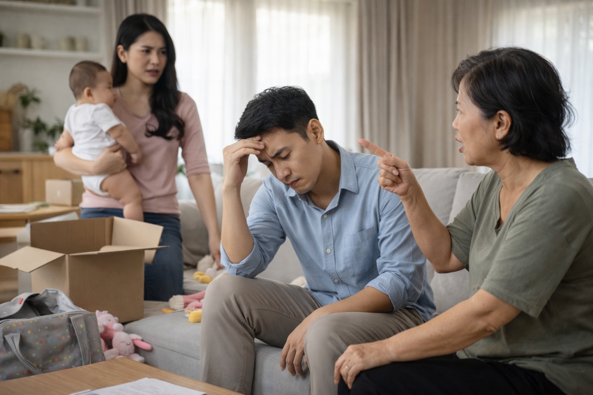 Tôi đã chứng kiến không ít lần hai người phụ nữ tôi yêu thương nhất lời qua tiếng lại. (Ảnh minh họa: AI)