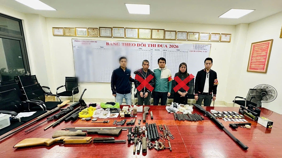 Các đối tượng Hoàng Sơn và Phạm Thị Trúc Quỳnh (Ảnh: Công an Hải Phòng)