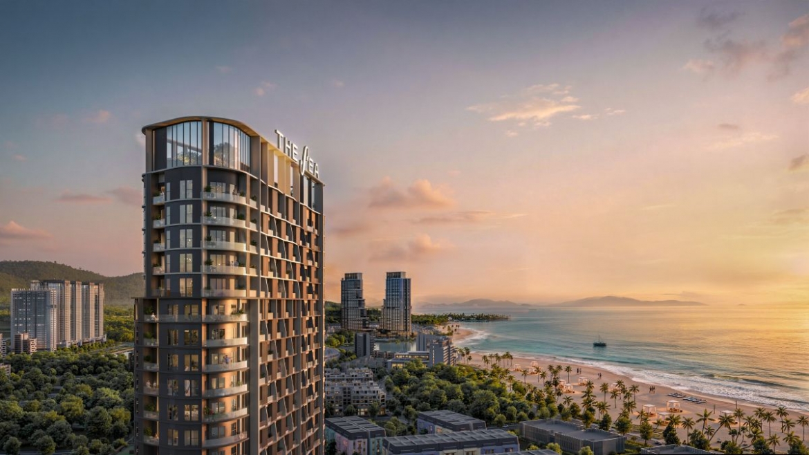 Với tư duy quy hoạch tinh tế, 100% căn hộ tại The Sea sở hữu tầm nhìn hướng Tây Nam trực vịnh, có từ 2-3 mặt thoáng và ban công trải dài tới 12m.