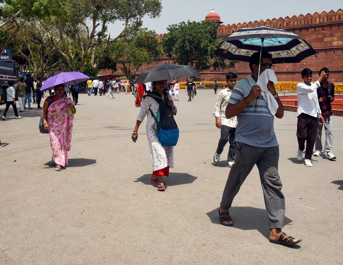 Một địa điểm du lịch nổi tiếng Pháo Đài đỏ ở thủ đô New Delhi. Ảnh: ANI