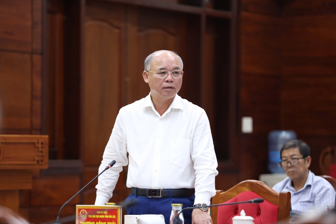 Ông Trương Công Thái, Phó Chủ tịch UBND tỉnh Đắk Lắk nêu giải pháp xử lý các nhóm dự án