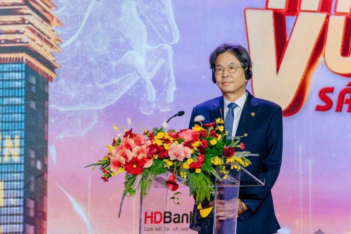 Chủ tịch Kim Byoungho phát biểu tại sự kiện