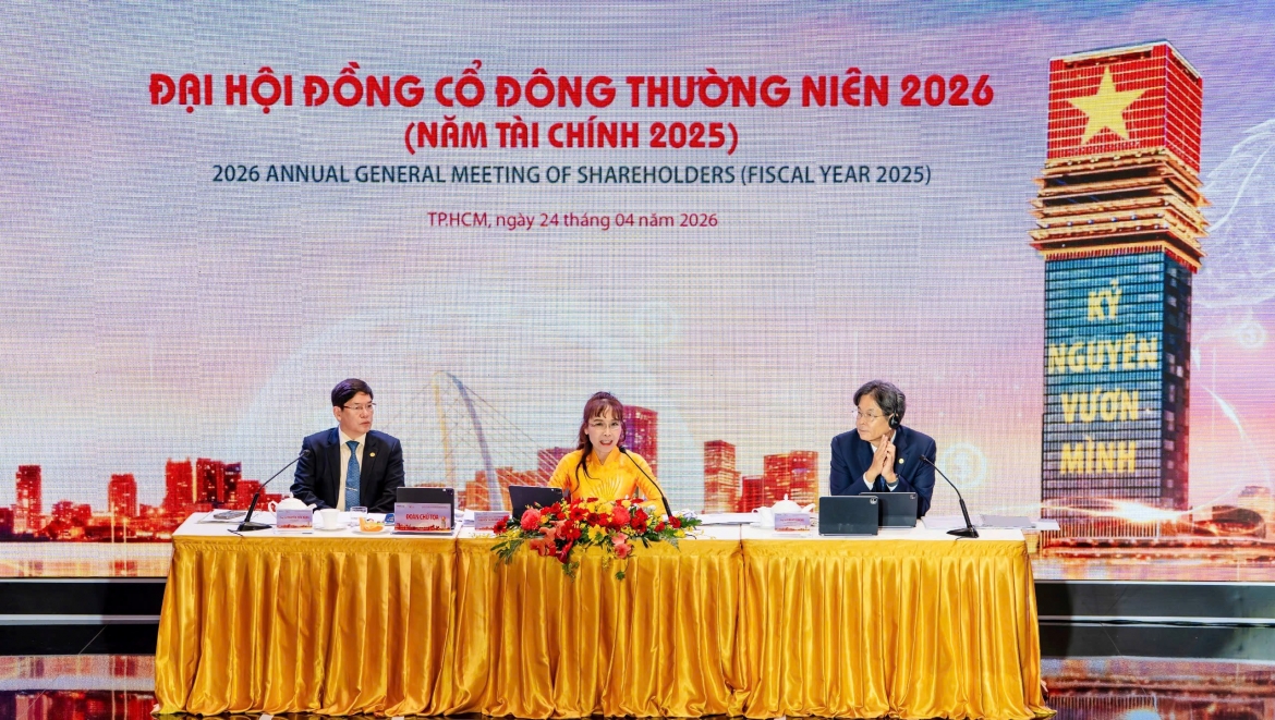 Ngân hàng TMCP Phát triển TP.HCM (HDBank – HOSE: HDB) tổ chức Đại hội đồng cổ đông thường niên năm 2026 ngày 24/4