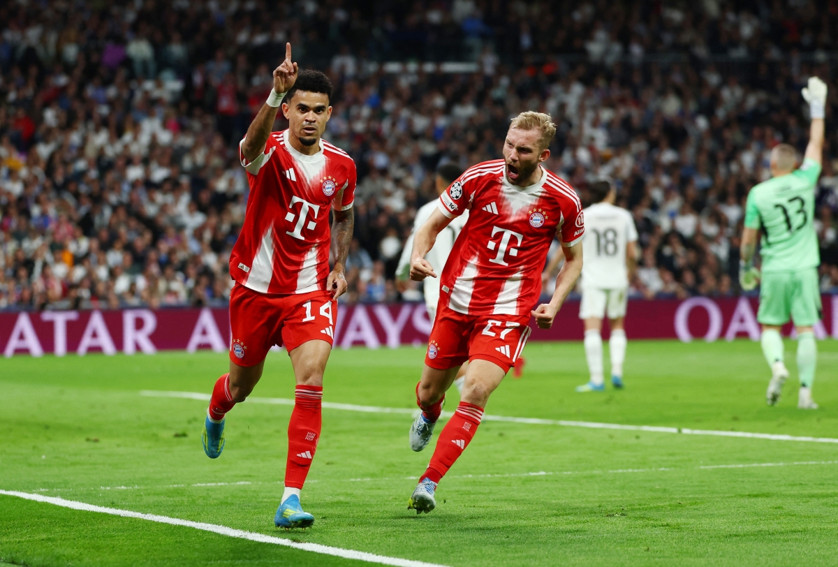 Bayern Munich phá dớp 14 năm không thắng Real Madrid tại Cúp C1 châu Âu. (Ảnh: Reuters)