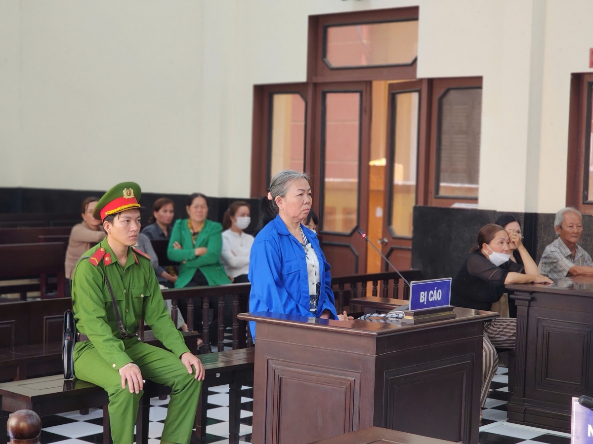 Bị cáo Triền tại phiên xét xử