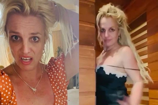 Hình ảnh nữ ca sĩ trong giai đoạn tinh thần bất ổn, khi liên tục trở thành tâm điểm bàn luận của công chúng.