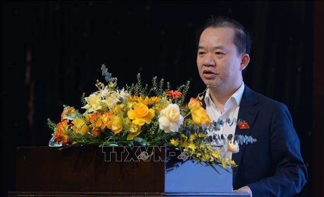 Phó Giáo sư - Tiến sĩ Bùi Hoài Sơn, Ủy viên chuyên trách Ủy ban Văn hóa và Xã hội của Quốc hội. Ảnh: Văn Dũng/TTXVN
