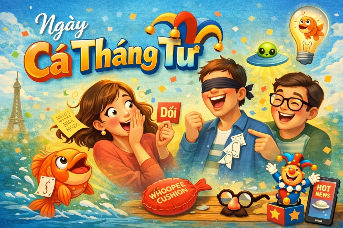 “Cá tháng Tư”, ngày mà những lời nói dối vô hại trở thành chất liệu của tiếng cười.
