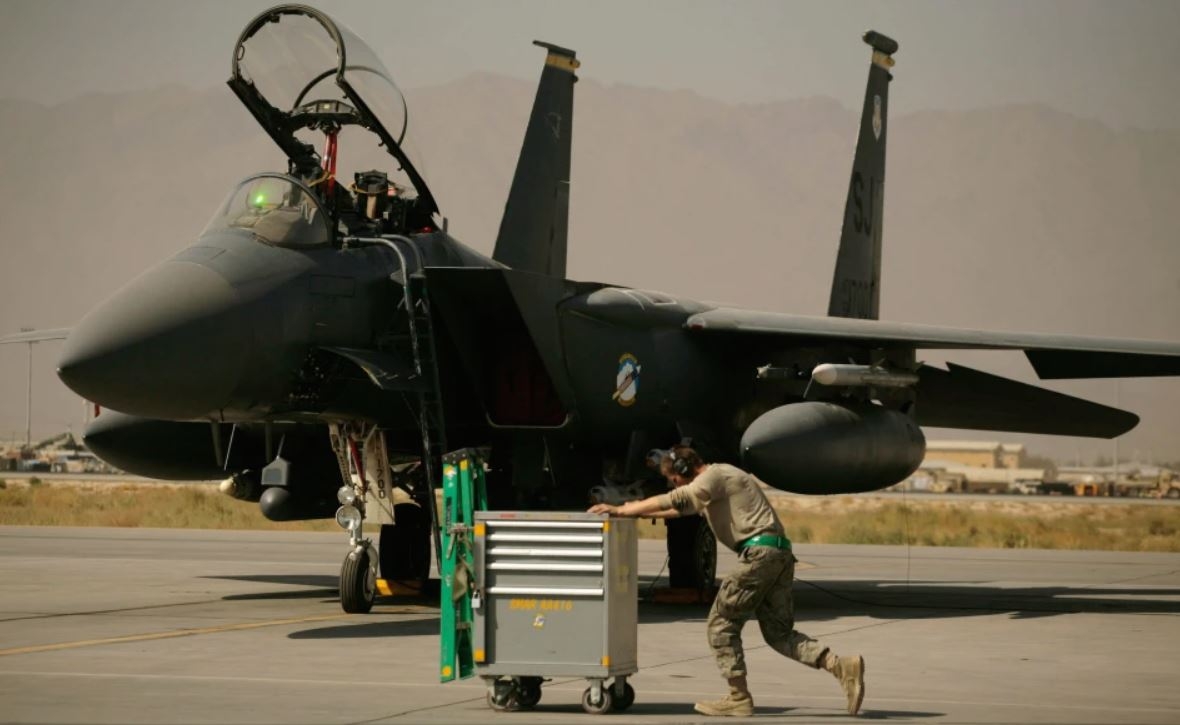 Tiêm kích F-15 của Mỹ. Ảnh: AP