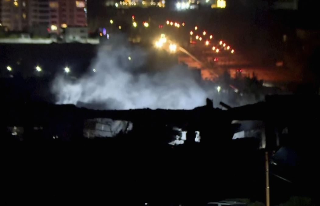 Một vụ tấn công của tại Irbil, miền bắc Iraq. Nguồn: AP