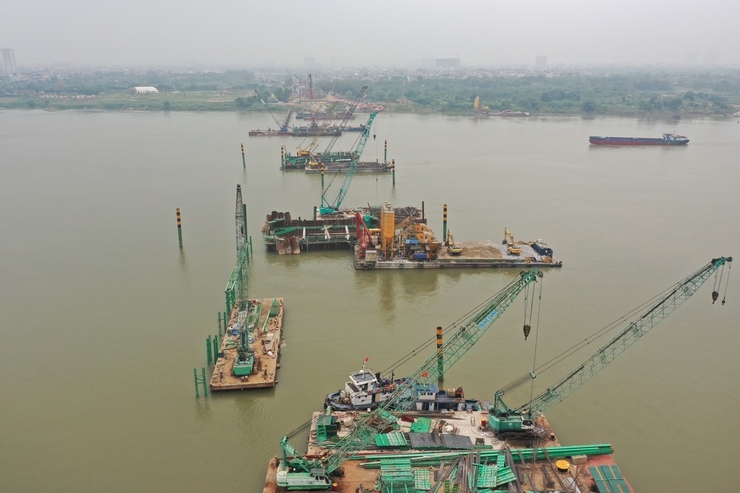 Công tác giải phóng mặt bằng Dự án đầu tư xây dựng cầu Tứ Liên và đường dẫn hai đầu cầu đã đạt gần 80% tổng diện tích.