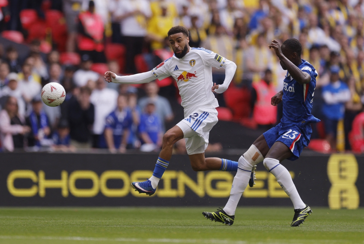 Leeds thể hiện tinh thần quyết tâm nhưng không đủ sắc sảo để làm khó Chelsea ở trận này. (Ảnh: Reuters)