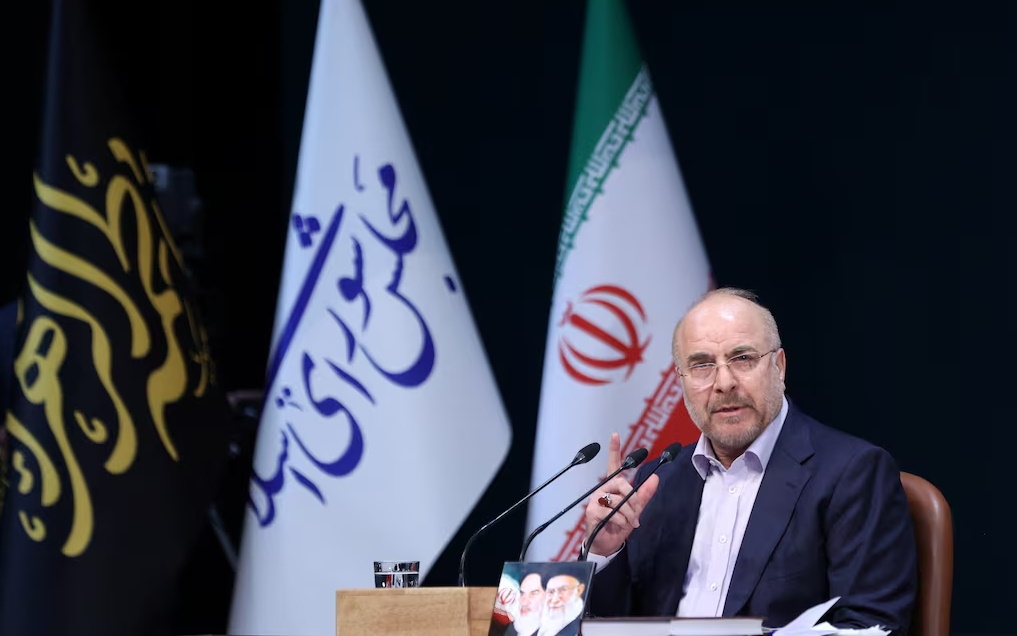 Chủ tịch Quốc hội Iran Mohammad Ghalibaf. Ảnh: Reuters.