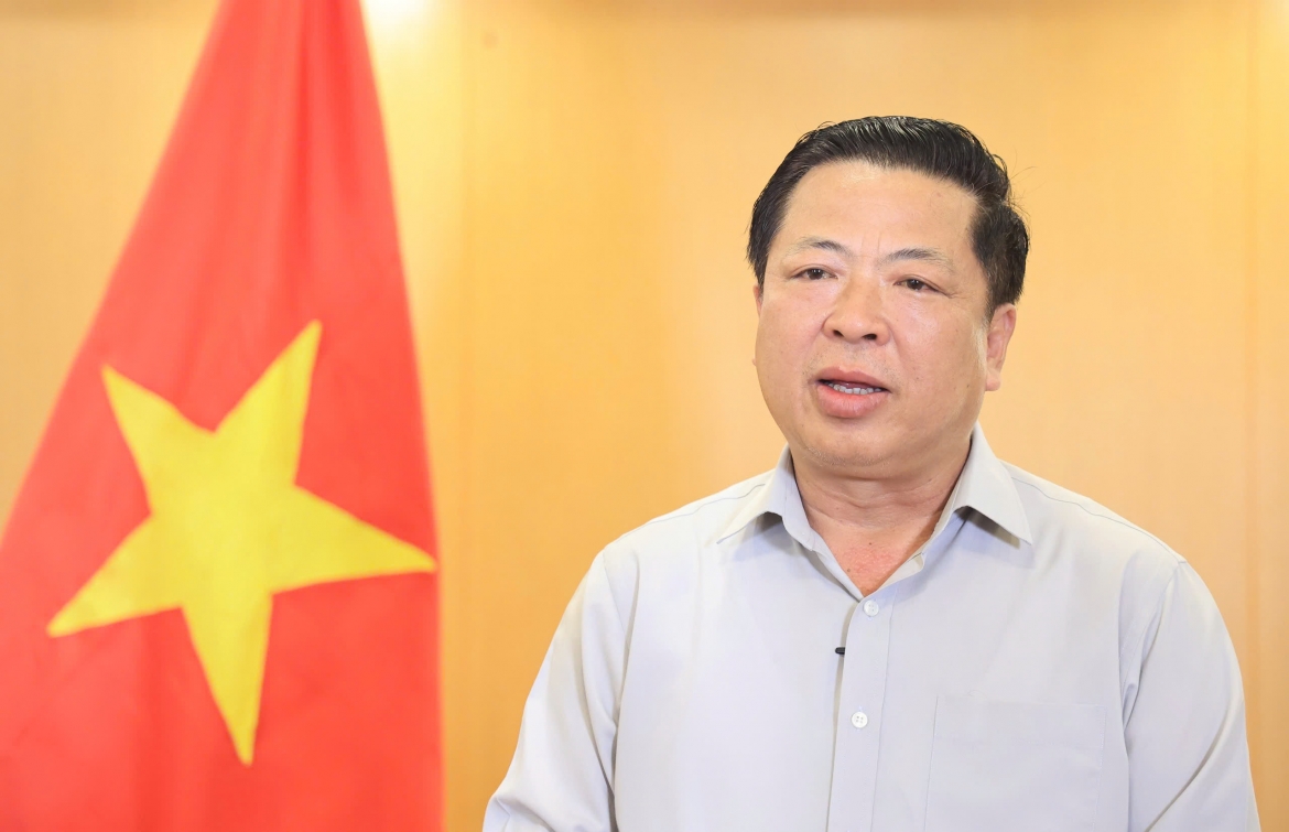 Bộ trưởng Trần Hồng Minh phát biểu tại hội nghị.