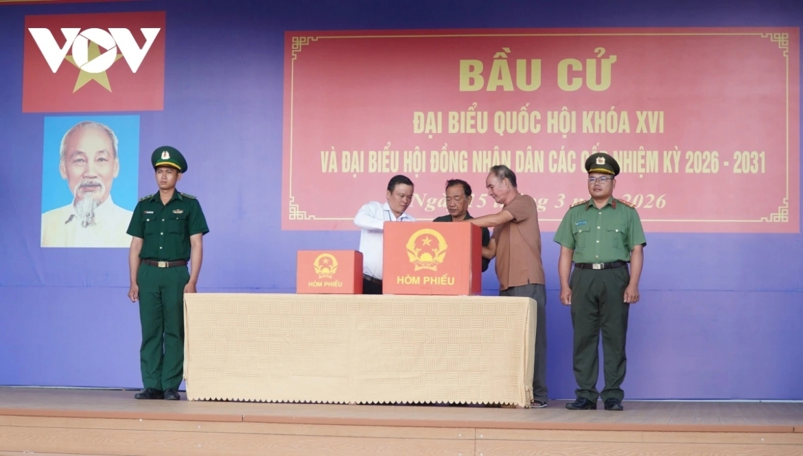 Công tác tổ chức bỏ phiếu trên địa bàn tỉnh Cà Mau đảm bảo đúng quy định.