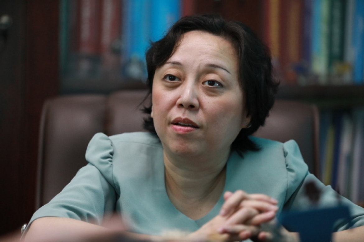 Đại biểu Phạm Khánh Phong Lan (Đoàn đại biểu Quốc hội thành phố Hồ Chí Minh). Ảnh: Media Quốc hội