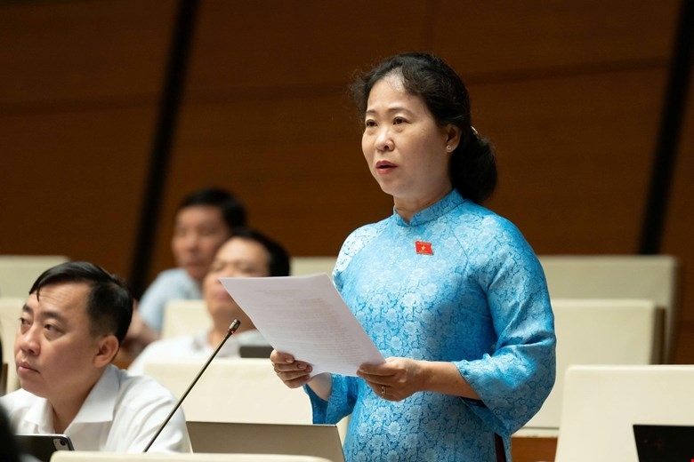 Đại biểu Tô Ái Vang (đoàn Cần Thơ)