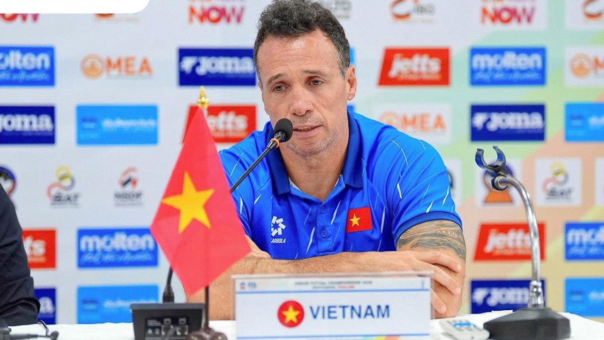 HLV Diego Giustozzi đánh giá cao tầm quan trọng của giải futsal Đông Nam Á 2026 (Ảnh: VFF)