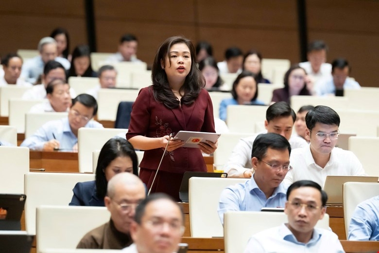 Đại biểu Đoàn Thị Lê An, đoàn ĐBQH tỉnh Cao Bằng