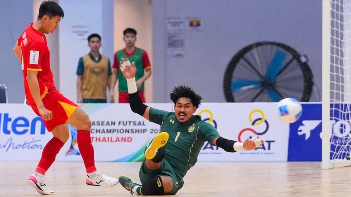 ĐT futsal Việt Nam sẽ gặp ĐT futsal Indonesia ở bán kết giải futsal Đông Nam Á 2026 (Ảnh: VFF)