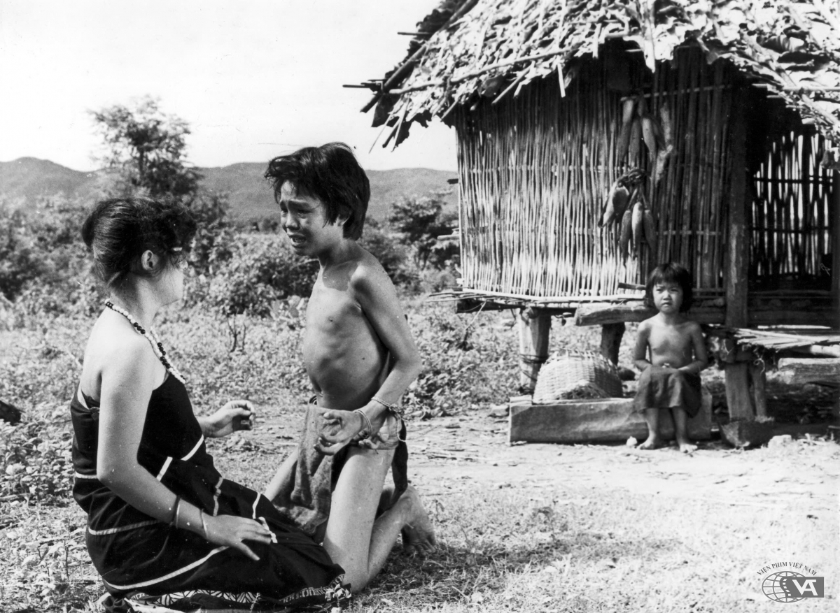 Cảnh trong phim "Gánh xiếc rong"