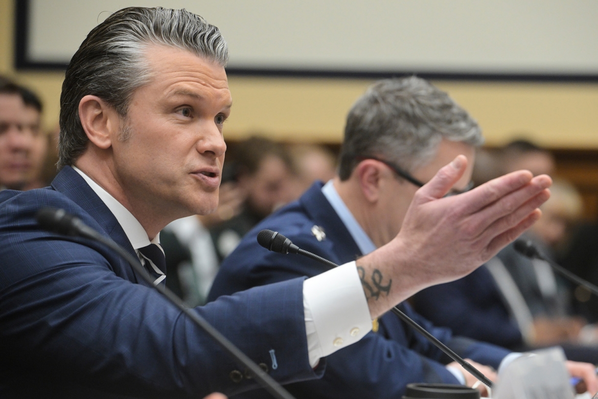 Bộ trưởng Quốc phòng Mỹ Pete Hegseth điều trần trước Ủy ban Quân vụ Hạ viện về đề xuất ngân sách quốc phòng năm tài khóa 2027, ngày 29/4/2026. Ảnh: AP