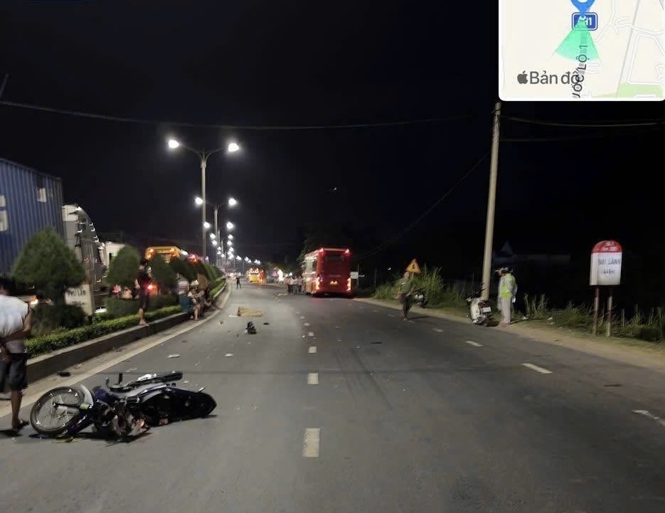 Hiện trường vụ tai nạn (Ảnh: Công an Đắk Lắk)