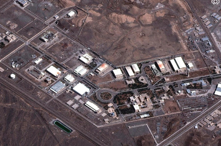 Ảnh vệ tinh chụp khu tổ hợp Natanz của Iran. Nguồn: Reuters