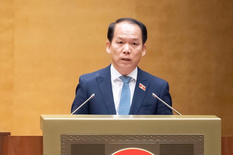 Bộ trưởng Bộ Tư pháp Hoàng Thanh Tùng trình bày 4 dự án luật