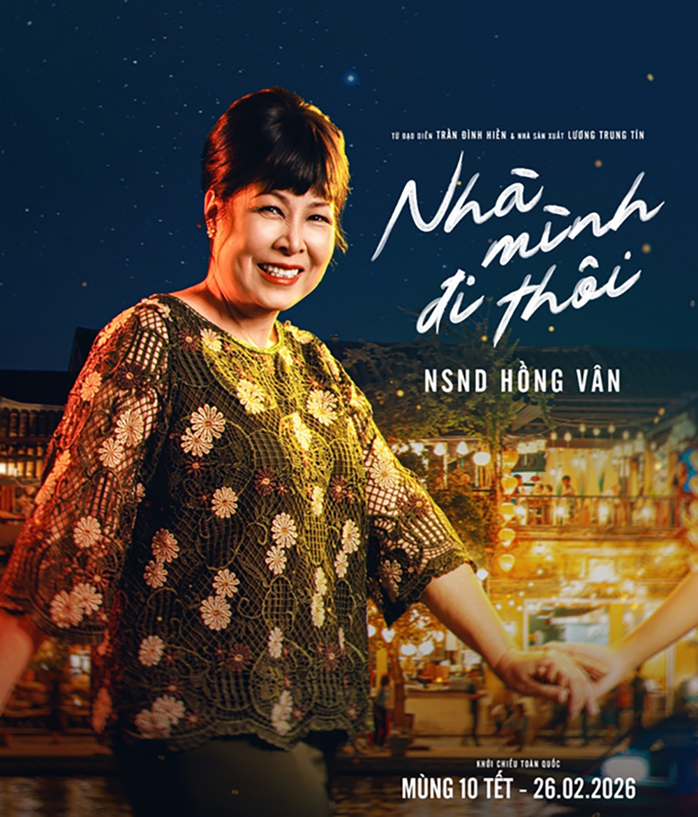 Tạo hình NSND Hồng Vân trong dự án Nhà Mình Đi Thôi. (Ảnh: NSX)