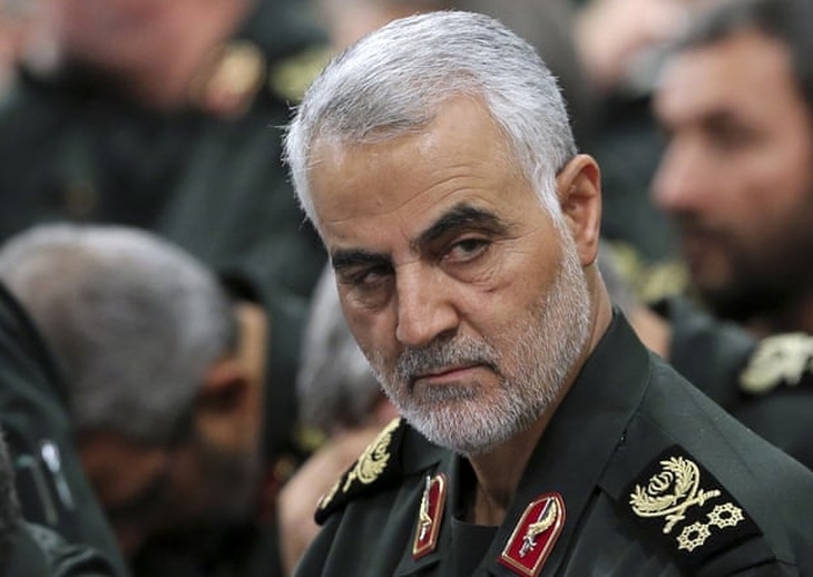 Tướng Qassem Soleimani - đã thiệt mạng tại Baghdad (Iraq) vào tháng 1/2020 trong một cuộc không kích bằng máy bay không người lái của Mỹ - Ảnh: AP