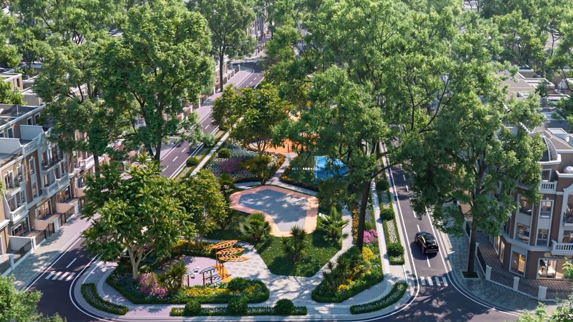 Cư dân tại Royal Townhouse dễ dàng tiếp cận hệ thống công viên, khu luyện tập thể chất, trường học... chỉ trong vài bước chân