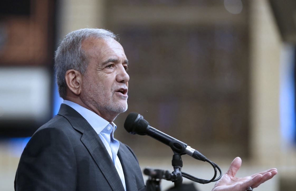 Tổng thống Iran Masoud Pezeshkian. Ảnh: AP