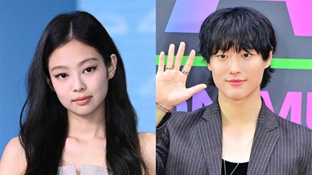 Jennie của BLACKPINK (bên trái) và WOODZ. (Ảnh: Xportsnews)