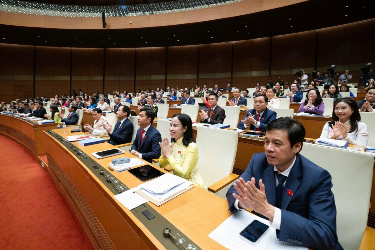 Sáng 6/4/2026, khai mạc kỳ họp thứ nhất, Quốc hội khóa XVI. Ảnh Quốc hội