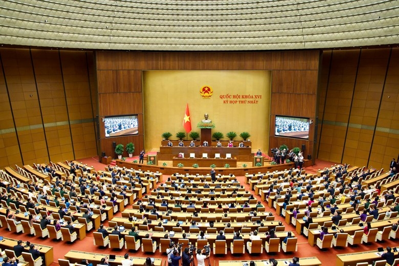 Kỳ họp thứ nhất, Quốc hội khóa XVI. Ảnh: Quốc hội