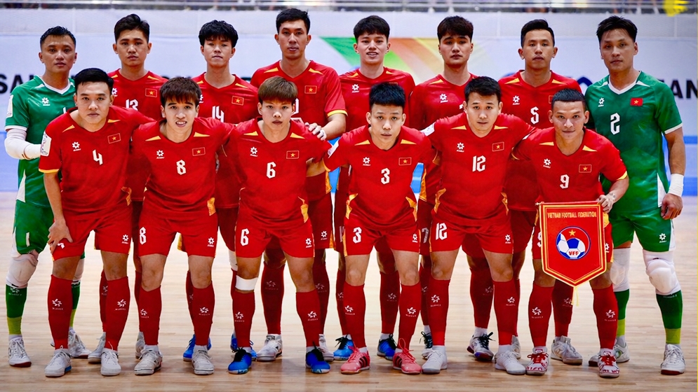 Hôm nay 10/4, ĐT Futsal Việt Nam sẽ tranh vé vào chung kết giải Futsal Đông Nam Á 2026 với ĐT Futsal Indonesia. (Ảnh: VFF)