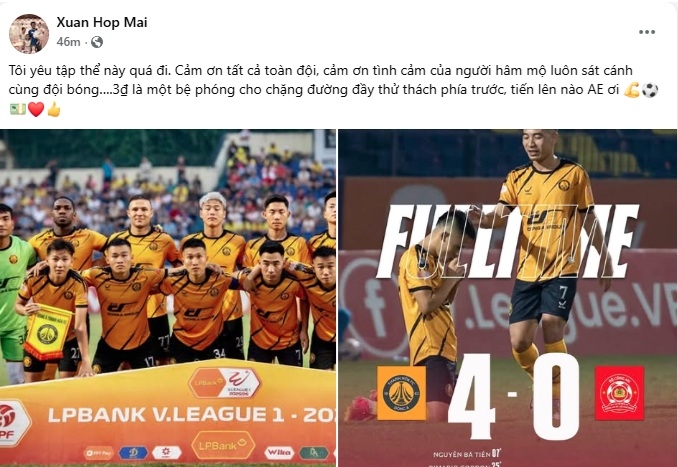 HLV Mai Xuân Hợp nói lời “gan ruột” sau khi Thanh Hóa thắng tưng bừng CA TP.HCM