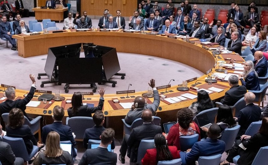Nga và Trung Quốc dùng quyền phủ quyết để bác nghị quyết dự thảo về an ninh hàng hải tại eo biển Hormuz (Ảnh: UN).