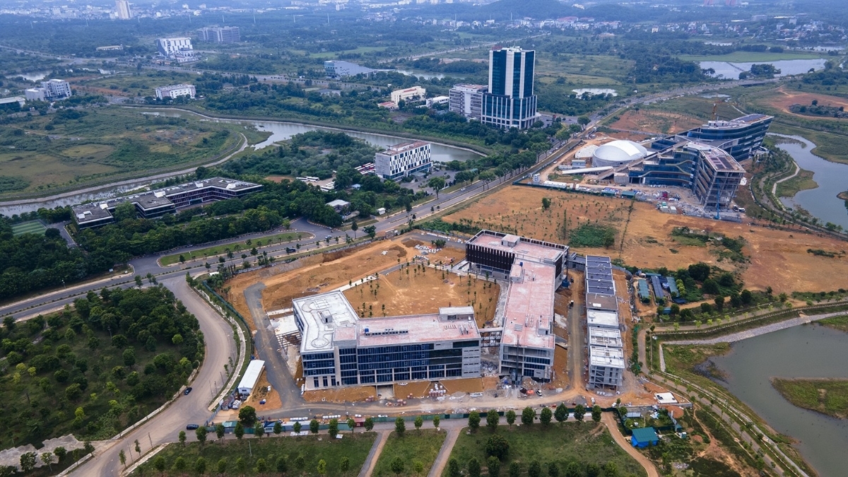 Một góc của Khu công nghệ cao Hòa Lạc. (Ảnh minh họa: KT)