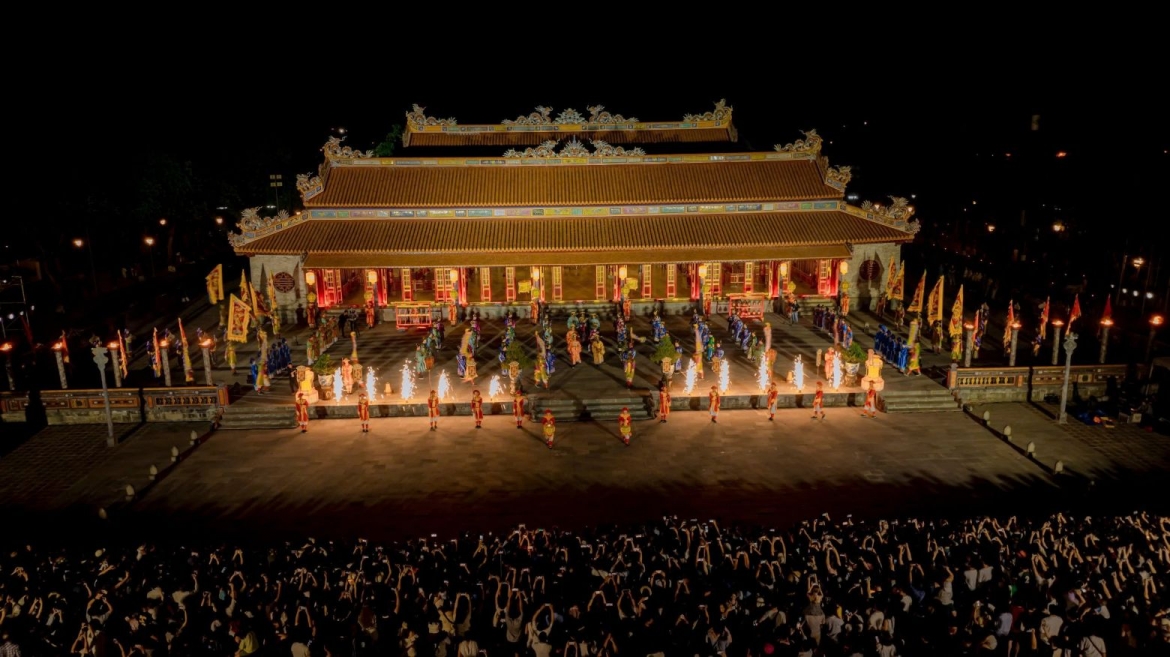 Nghi lễ thiết triều được tái hiện sinh động không khí triều chính dưới thời triều Nguyễn