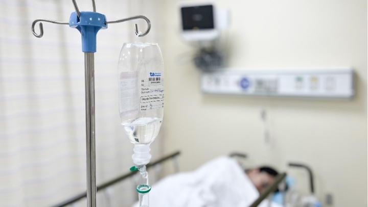 Bệnh nhân ngộ độc thực phẩm điều trị tại Bệnh viện Đa khoa Tâm Anh. (Ảnh: BVCC)