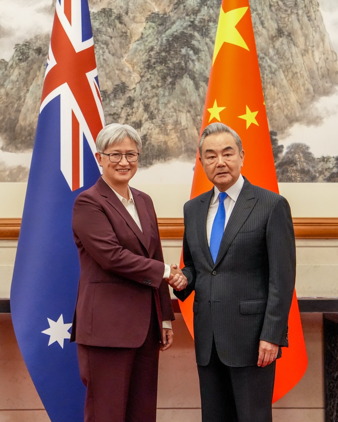 Ngoại trưởng Australia Penny Wong gặp Ngoại trưởng Trung Quốc Vương Nghị hôm 29/4/2026 tại Bắc Kinh, Trung Quốc. Ảnh: FB/Penny Wong
