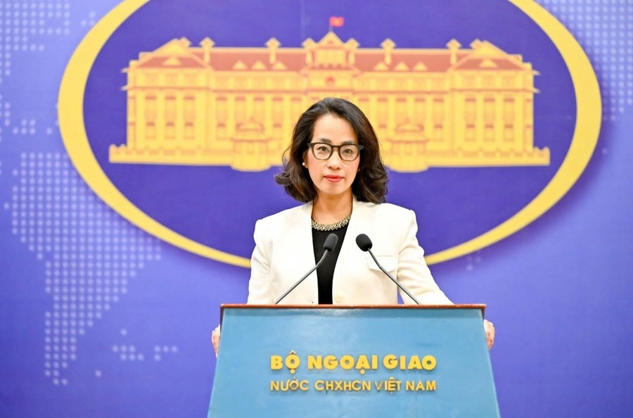 Người phát ngôn Bộ Ngoại giao Phạm Thu Hằng. Ảnh: Bộ Ngoại giao