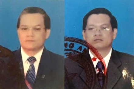 Bị can Nguyễn Thiện Nhân (trái) và Nguyễn Ngọc Minh.