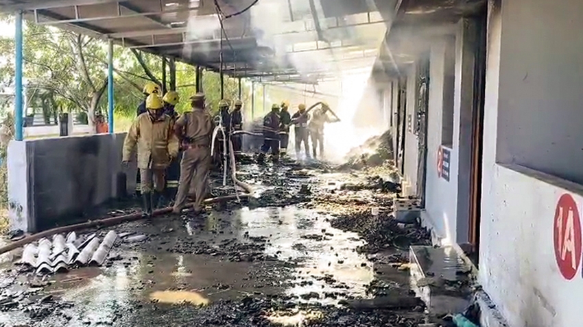 Hình ảnh hiện trường - Ảnh: ANI