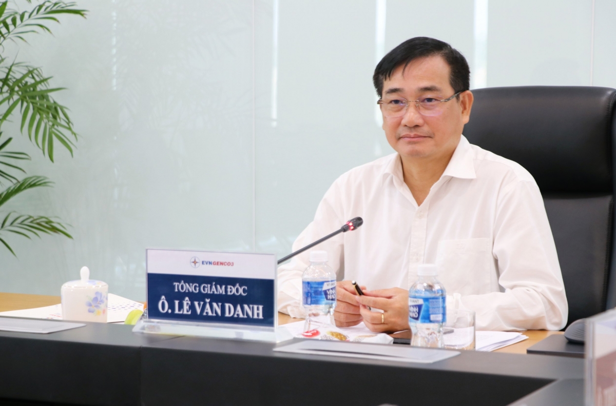 Ông Lê Văn Danh, Tổng Giám đốc EVNGENCO3 phát biểu chỉ đạo