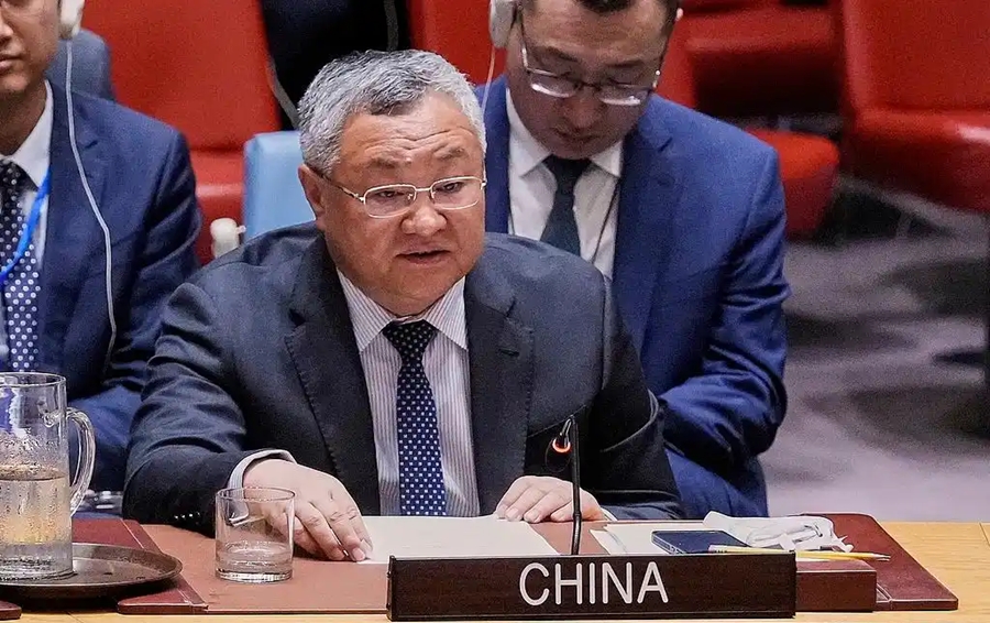 Ông Phó Thông, Đại diện thường trực của Trung Quốc tại Liên hợp quốc. Ảnh tư liệu