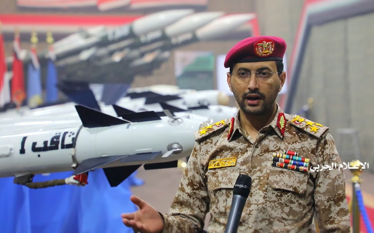 Phát ngôn viên quân sự Iran, Yahya Sarea. Ảnh: Reuters.